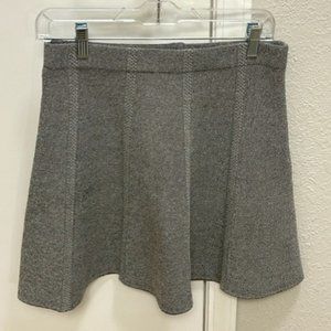 Zara Basic Collection A line skirt--gray tweed